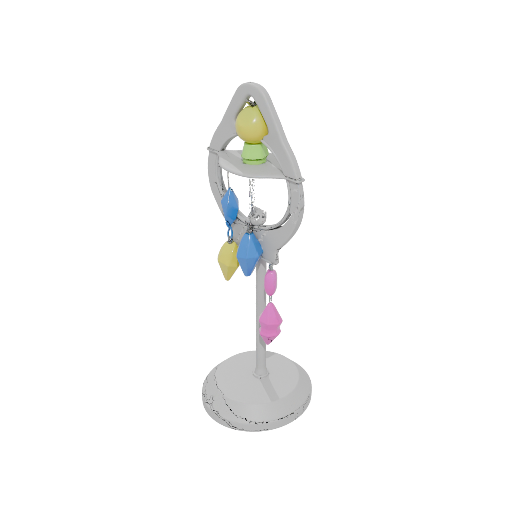 Neon Big Click-Clack Pendulum Toy