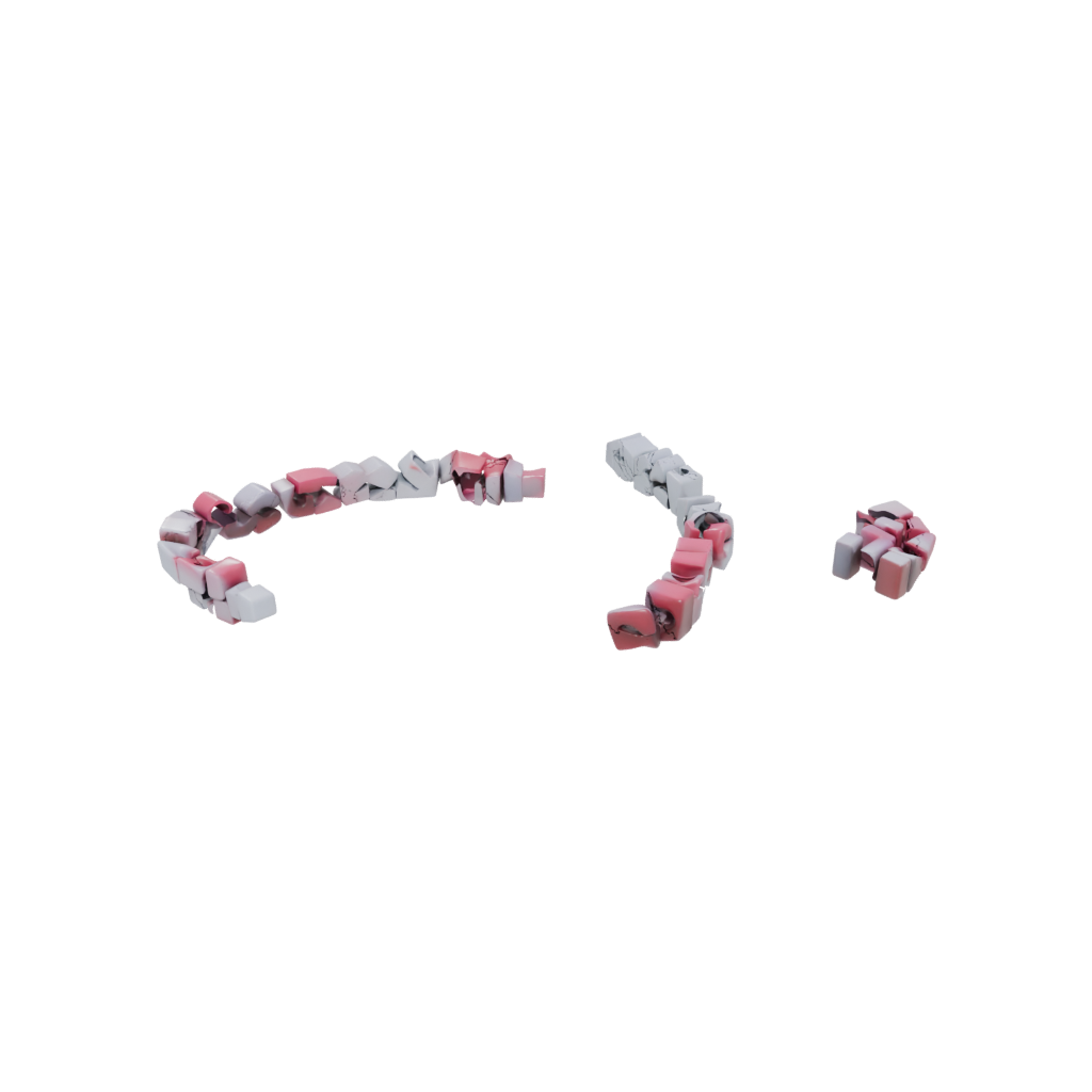 Neon Big Pivot Domino Chain