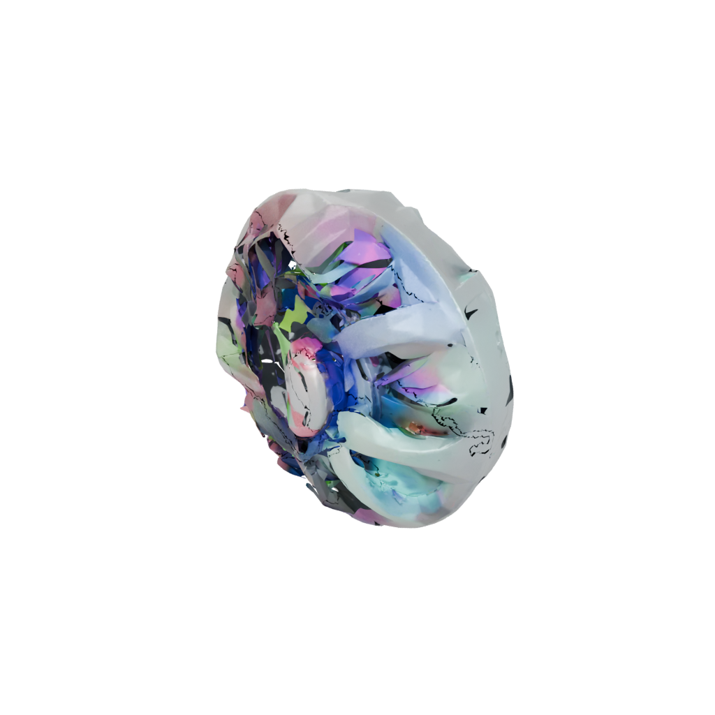 Neon Big Rolling Hex Spinner