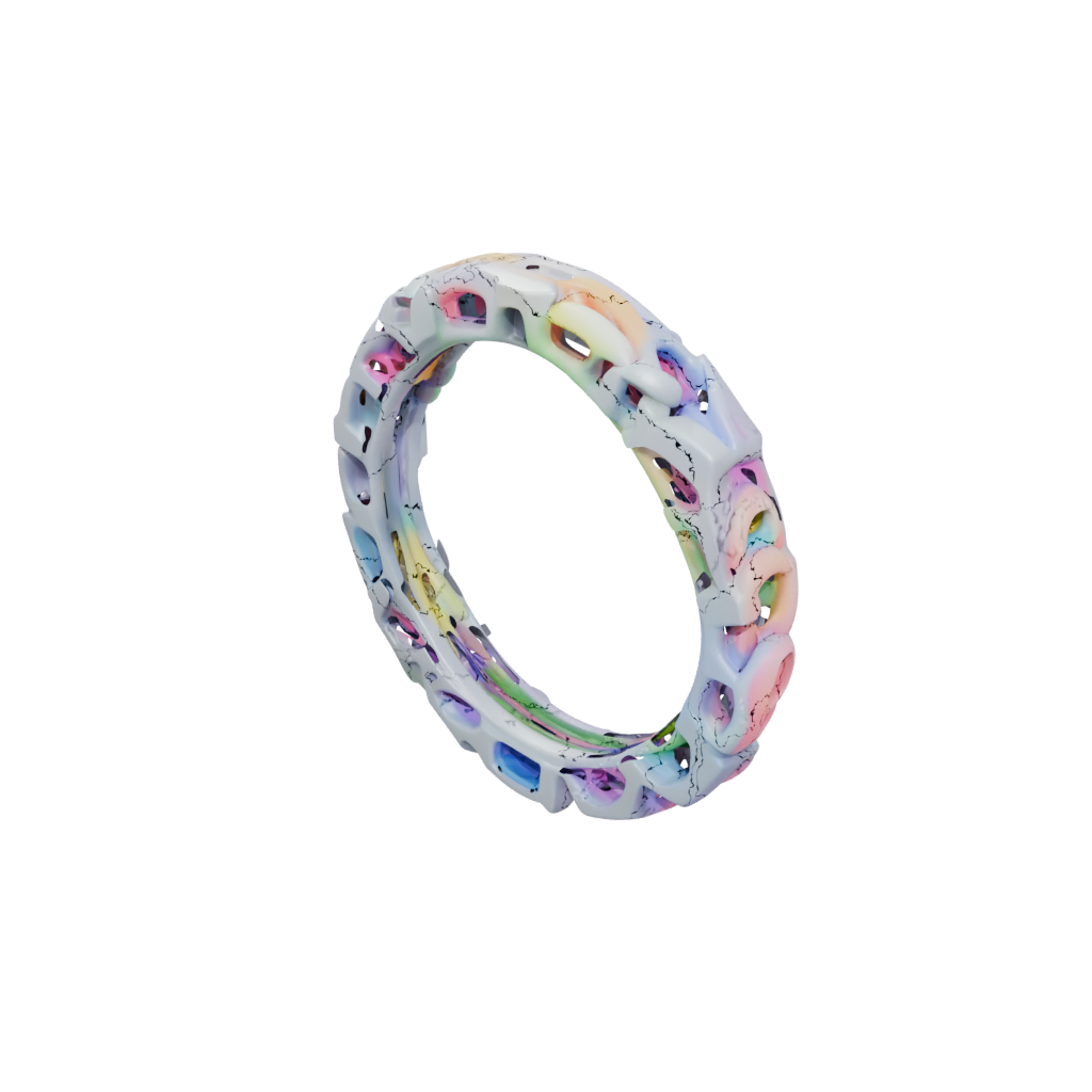 Neon Big Sensory Chain Ring