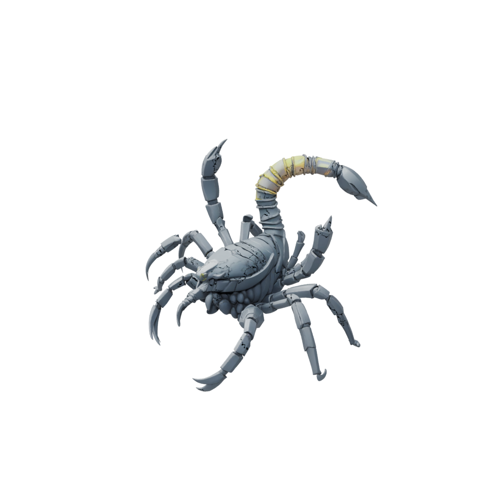 Neon Soft Articulated Scorpion