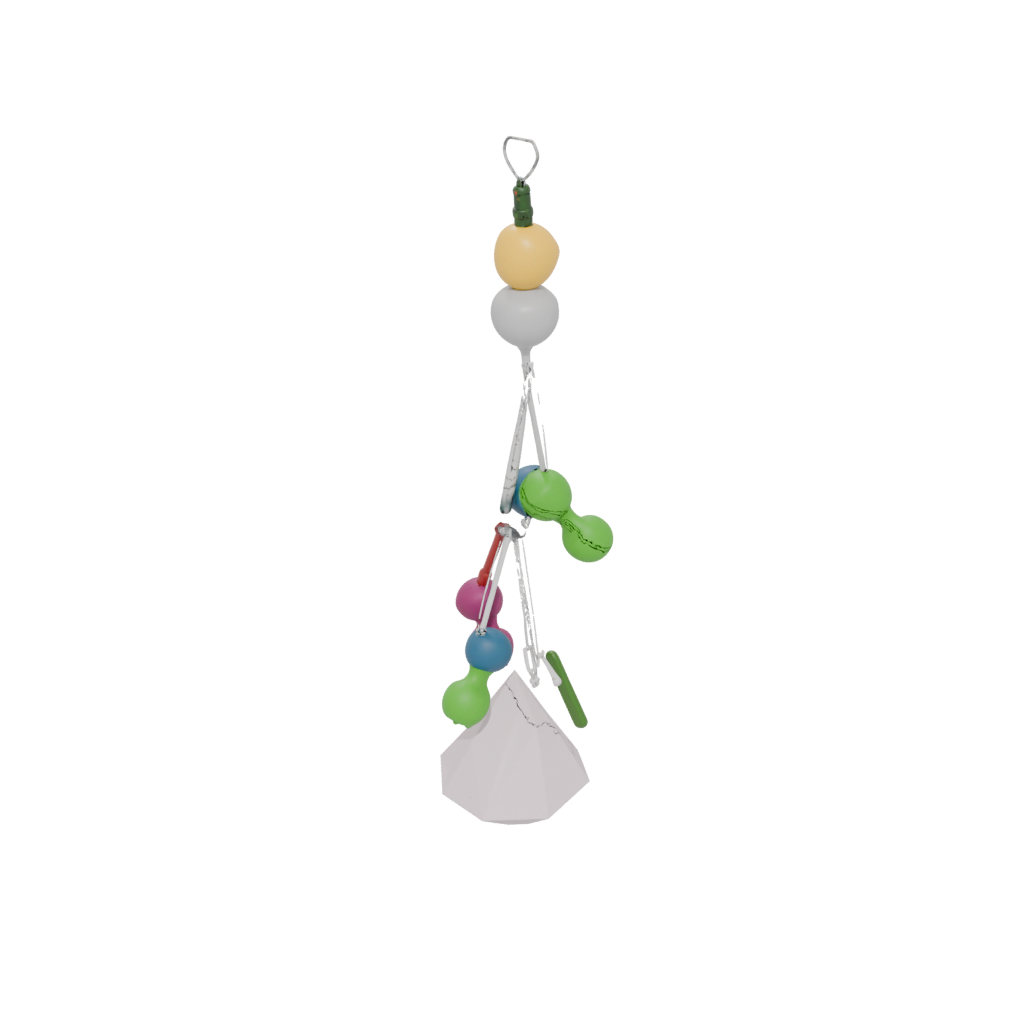 Neon Soft Click-Clack Pendulum Toy