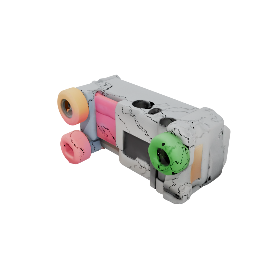 Neon Soft Fidget Slider Bar