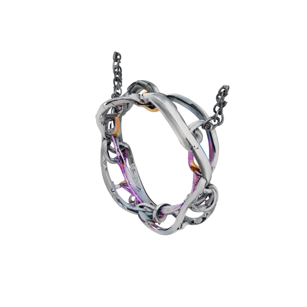 Neon Soft Interlocking Ring Chain