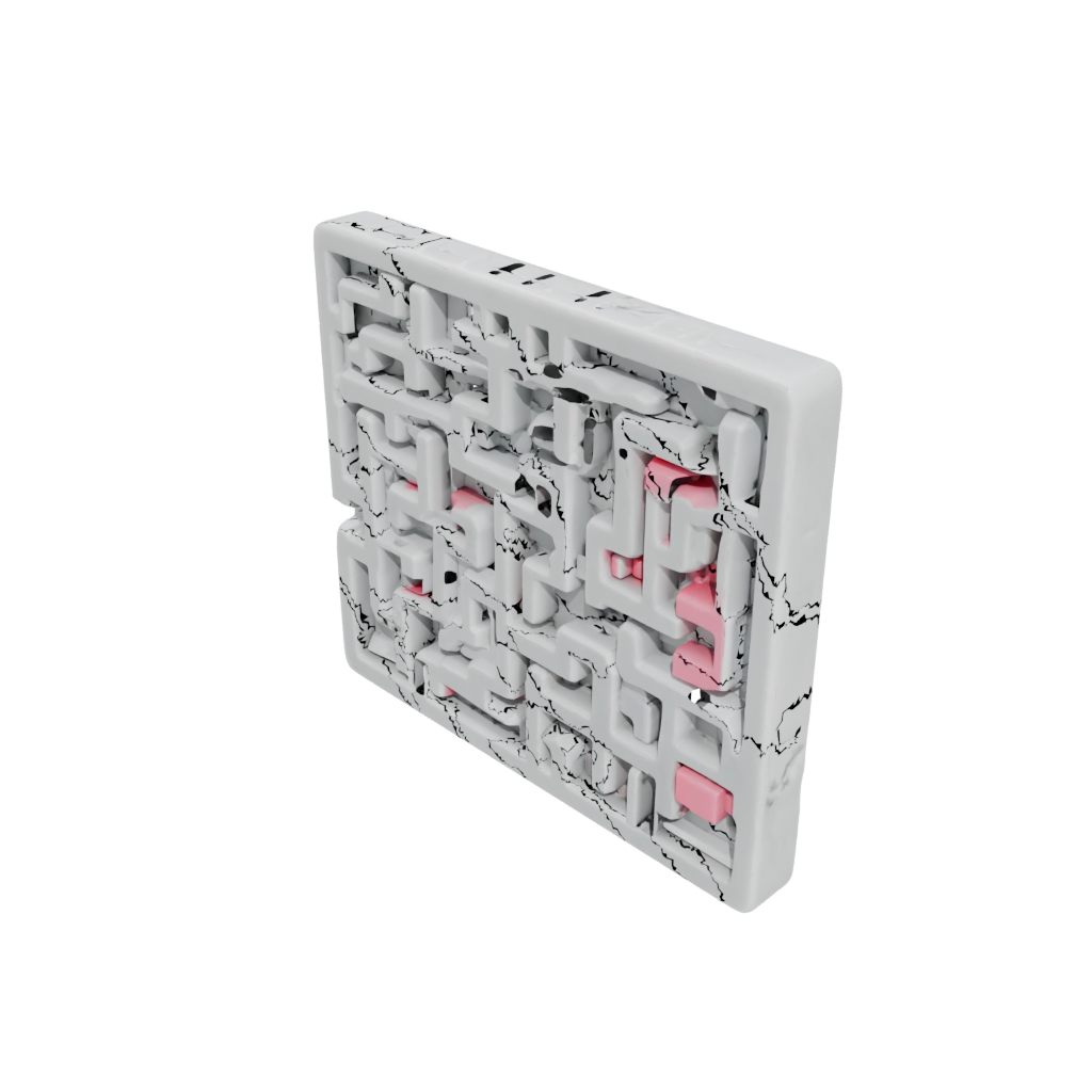Neon Soft Marble Maze Pocket Puzzle
