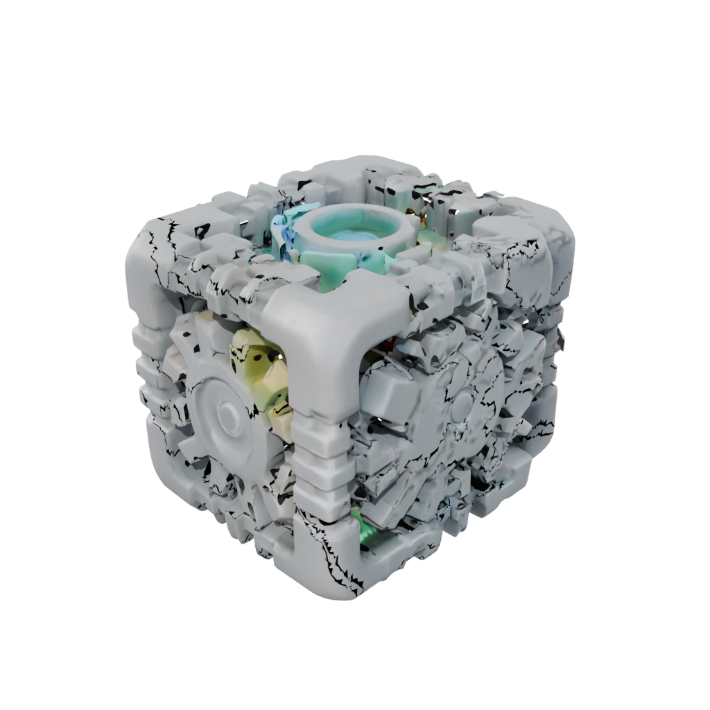 Neon Soft Pocket Gear Cube