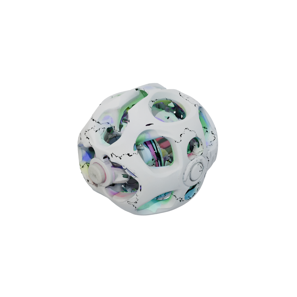 Neon Soft Rolling Hex Spinner