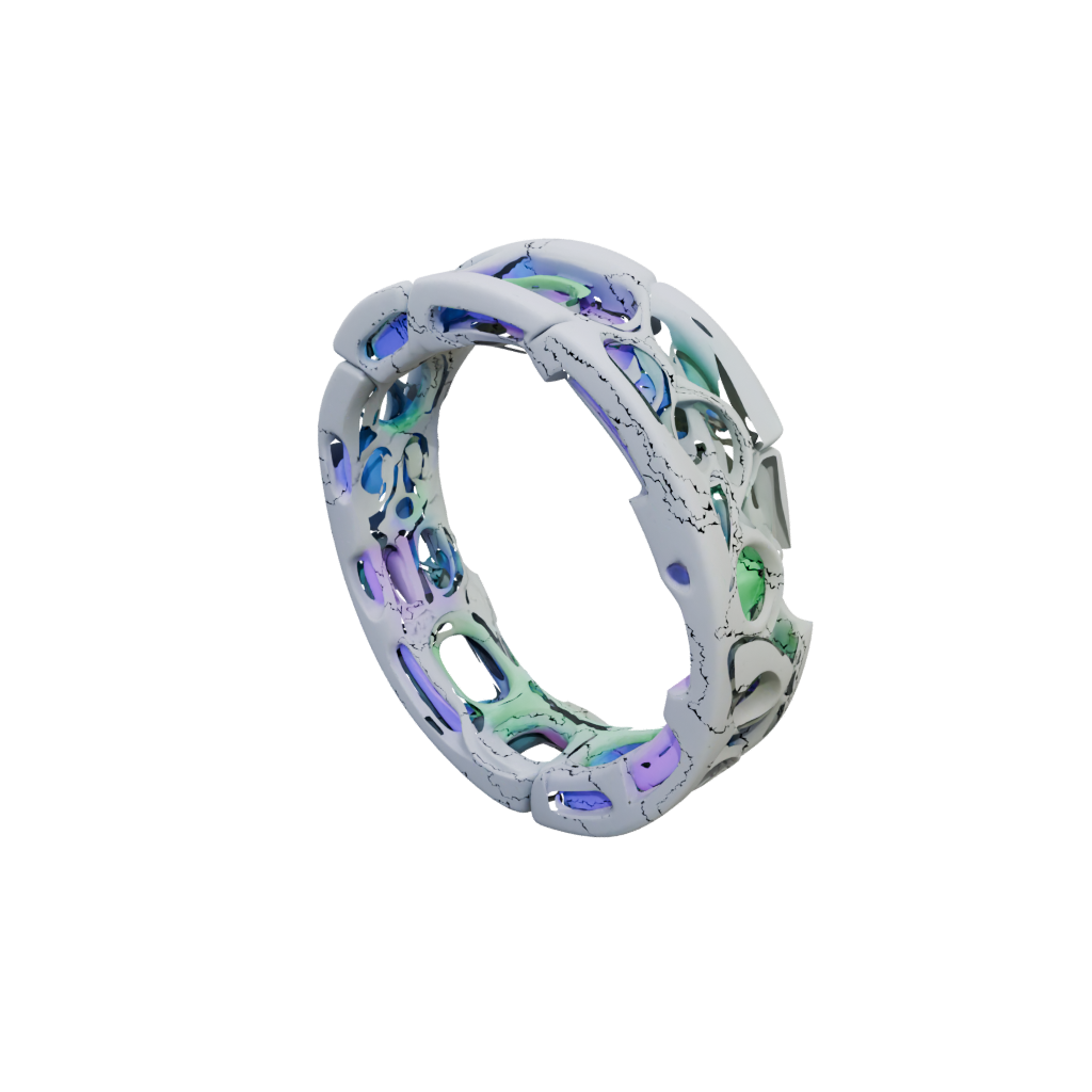 Neon Soft Sensory Chain Ring