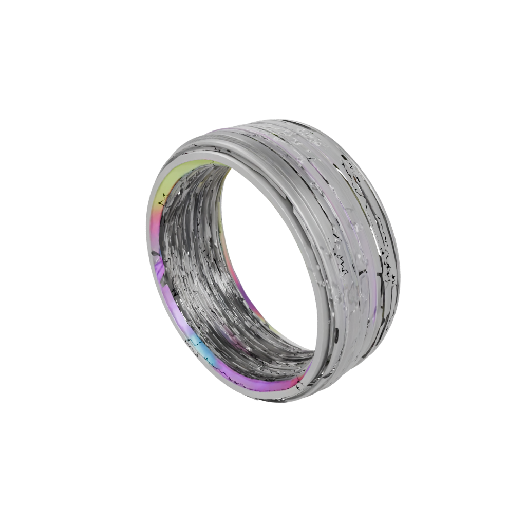 Neon Soft Spinning Coin Ring