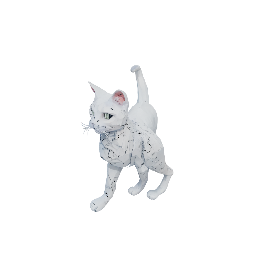 Neon Articulated Cat