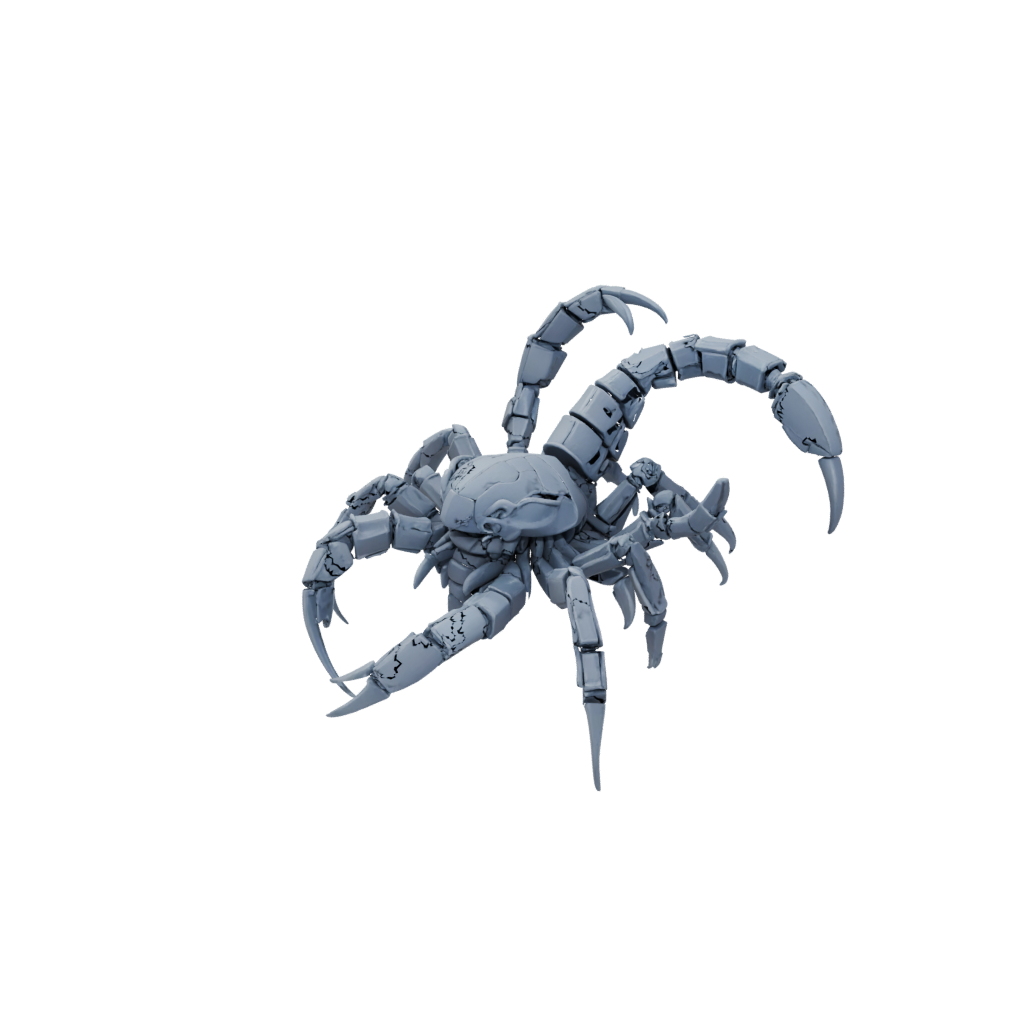Neon Articulated Scorpion