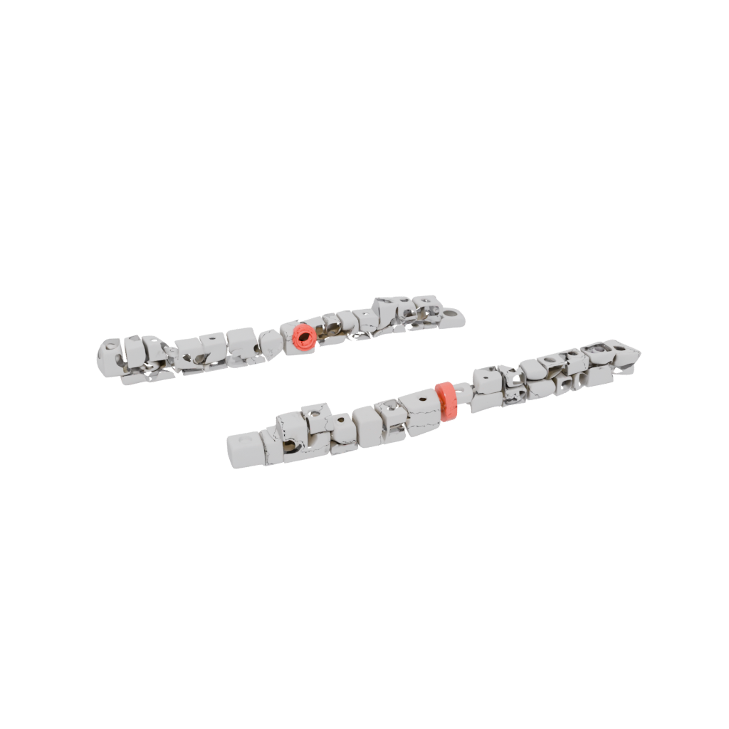 Neon Pivot Domino Chain