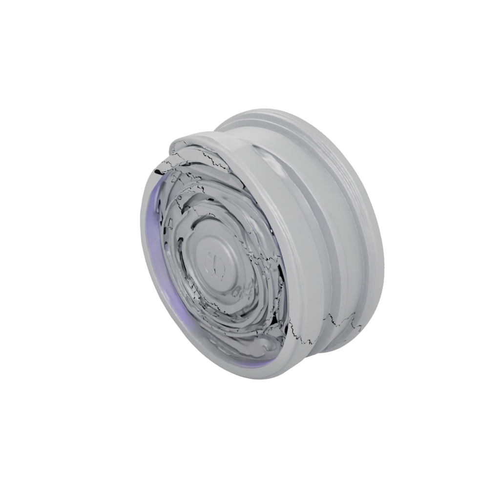 Neon Rolling Ball Track Coin