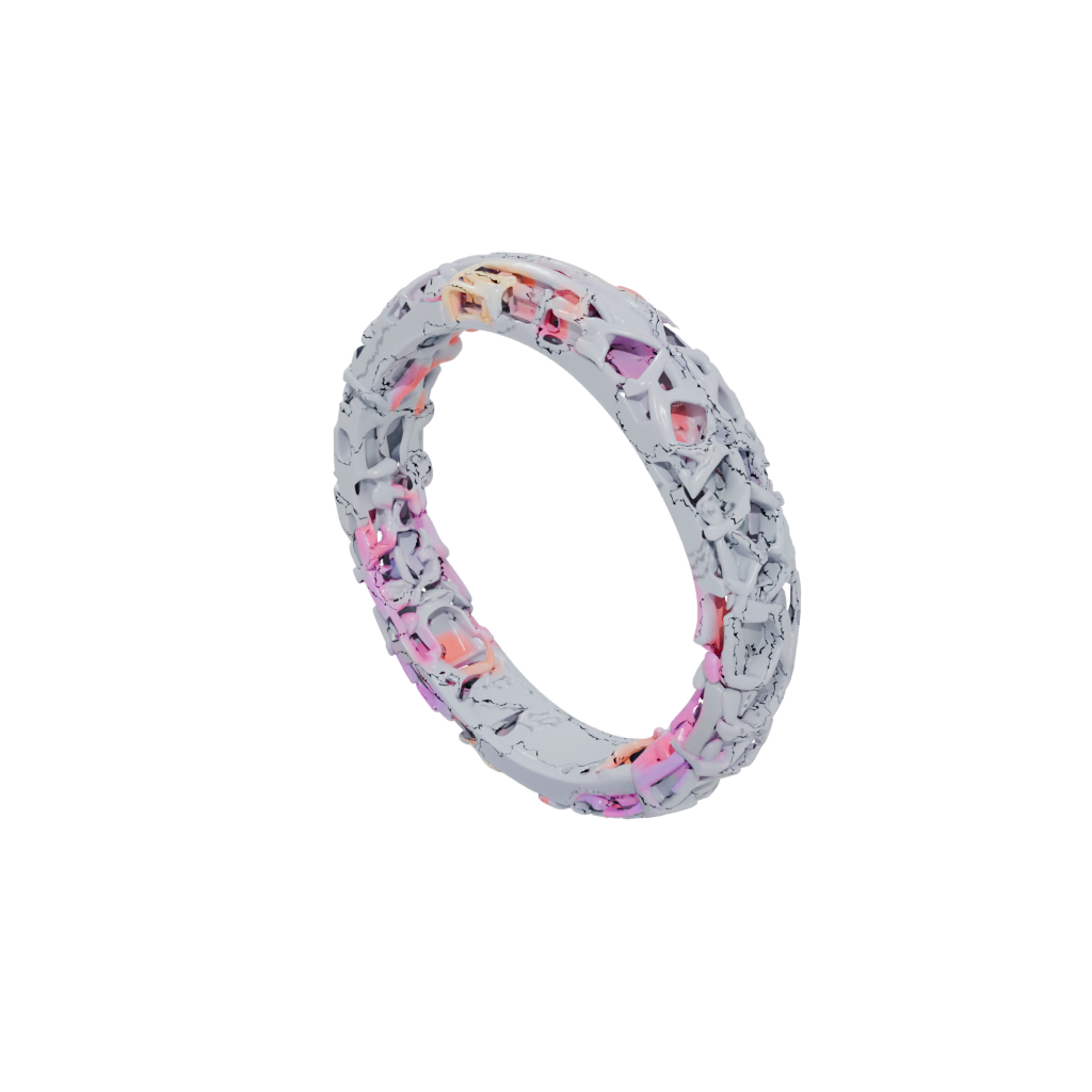 Neon Sensory Chain Ring
