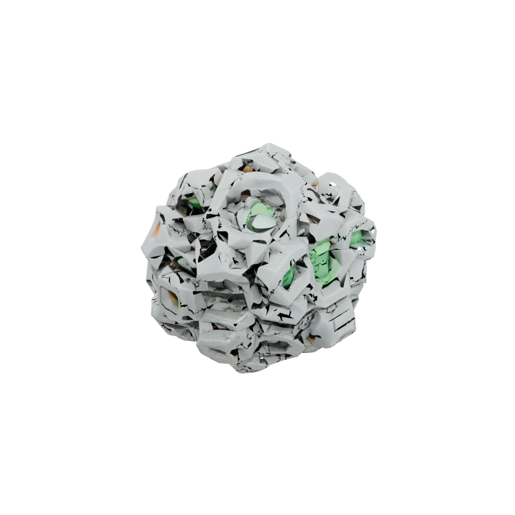 Neon Snap-Pop Hexagon