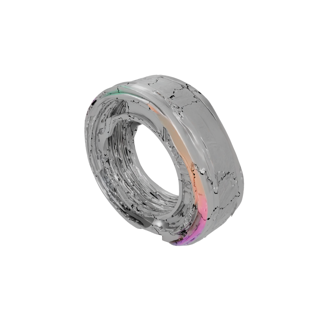 Neon Spinning Coin Ring