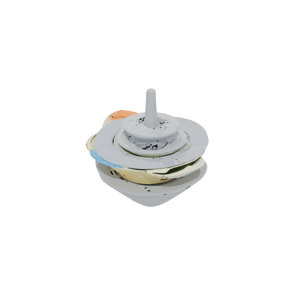 Neon Spinning Top Set