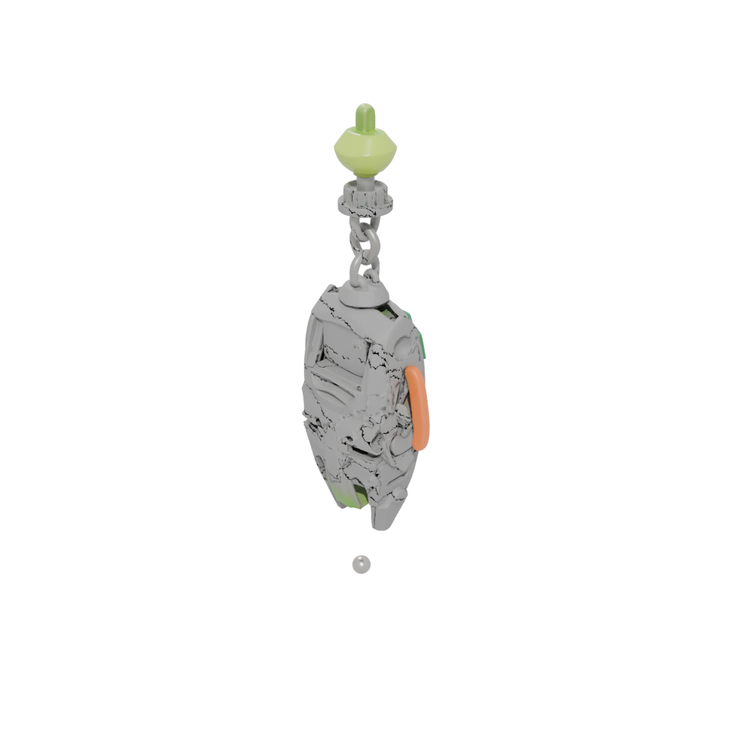 Neon Textured Click-Clack Pendulum Toy