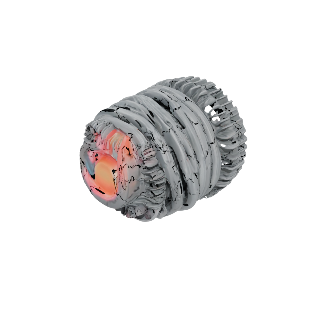 Neon Textured Compression Spring Toy