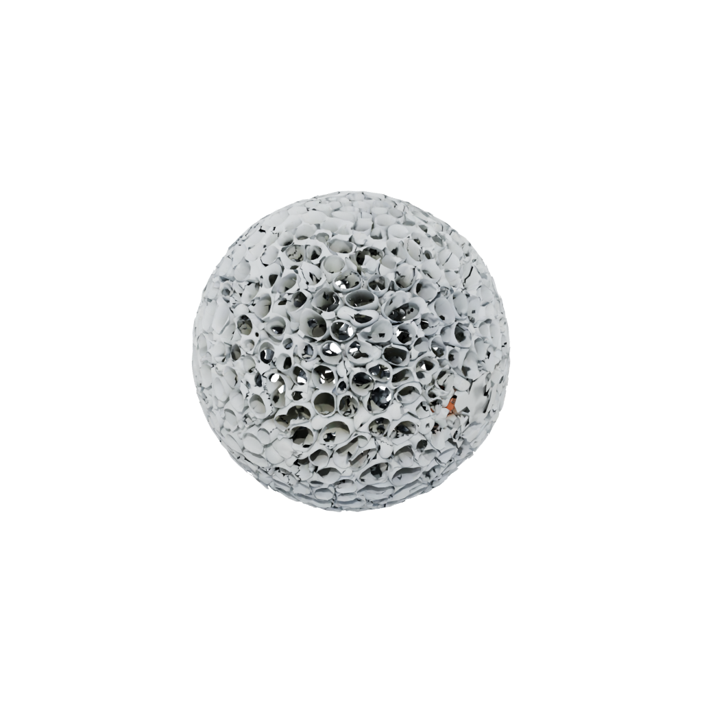 Neon Textured Kinetic Flow Ball
