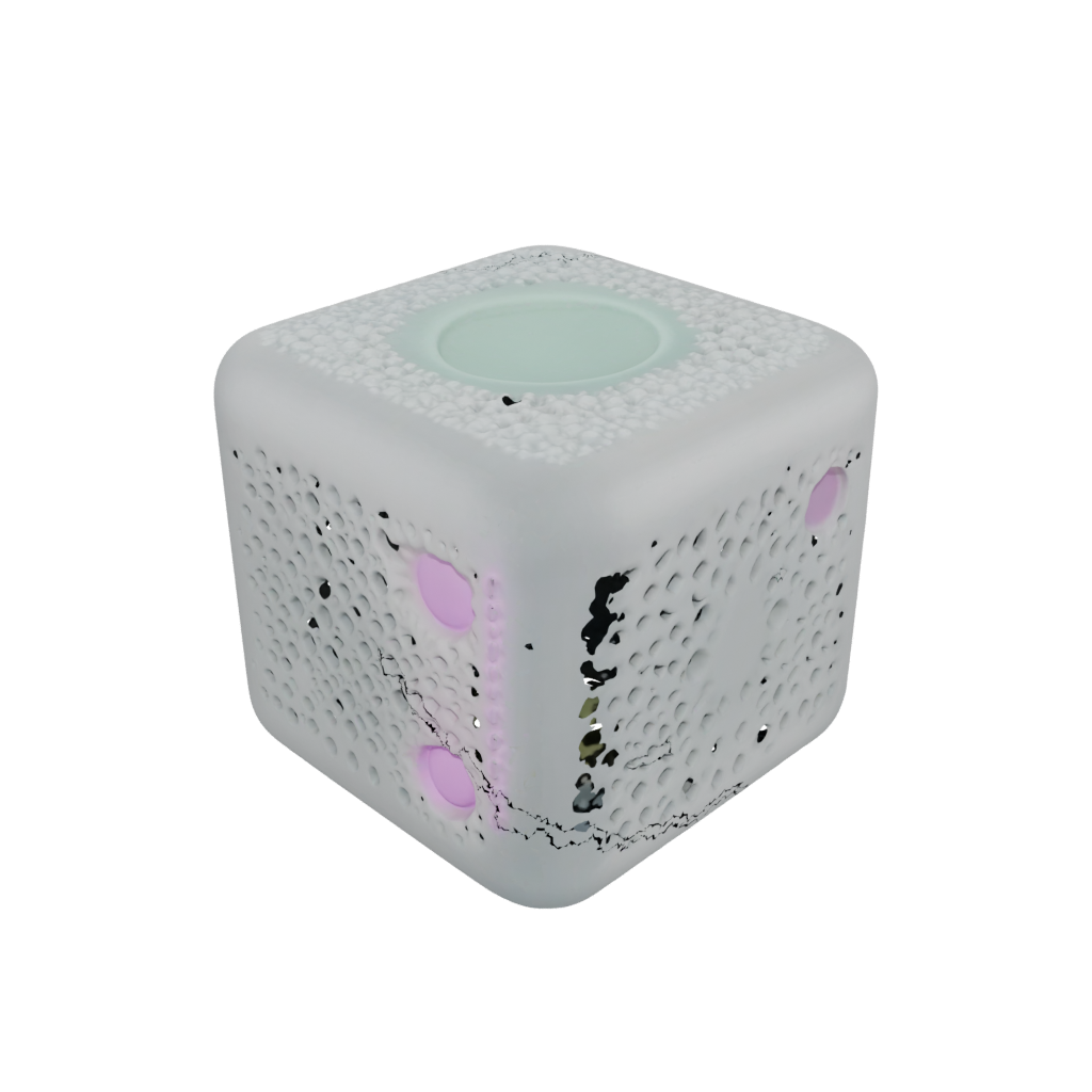 Neon Textured Squeeze Stress Cube