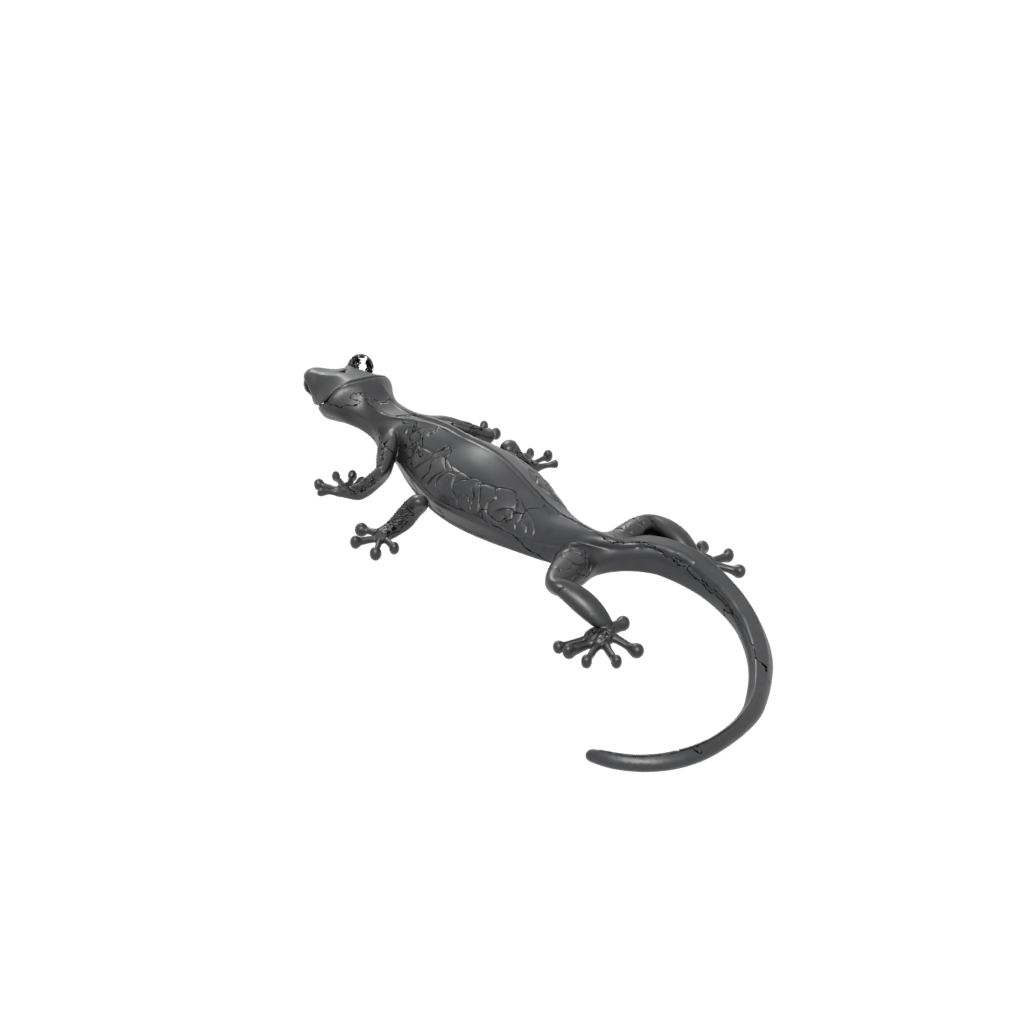 Obsidian Pocket Articulated Gecko