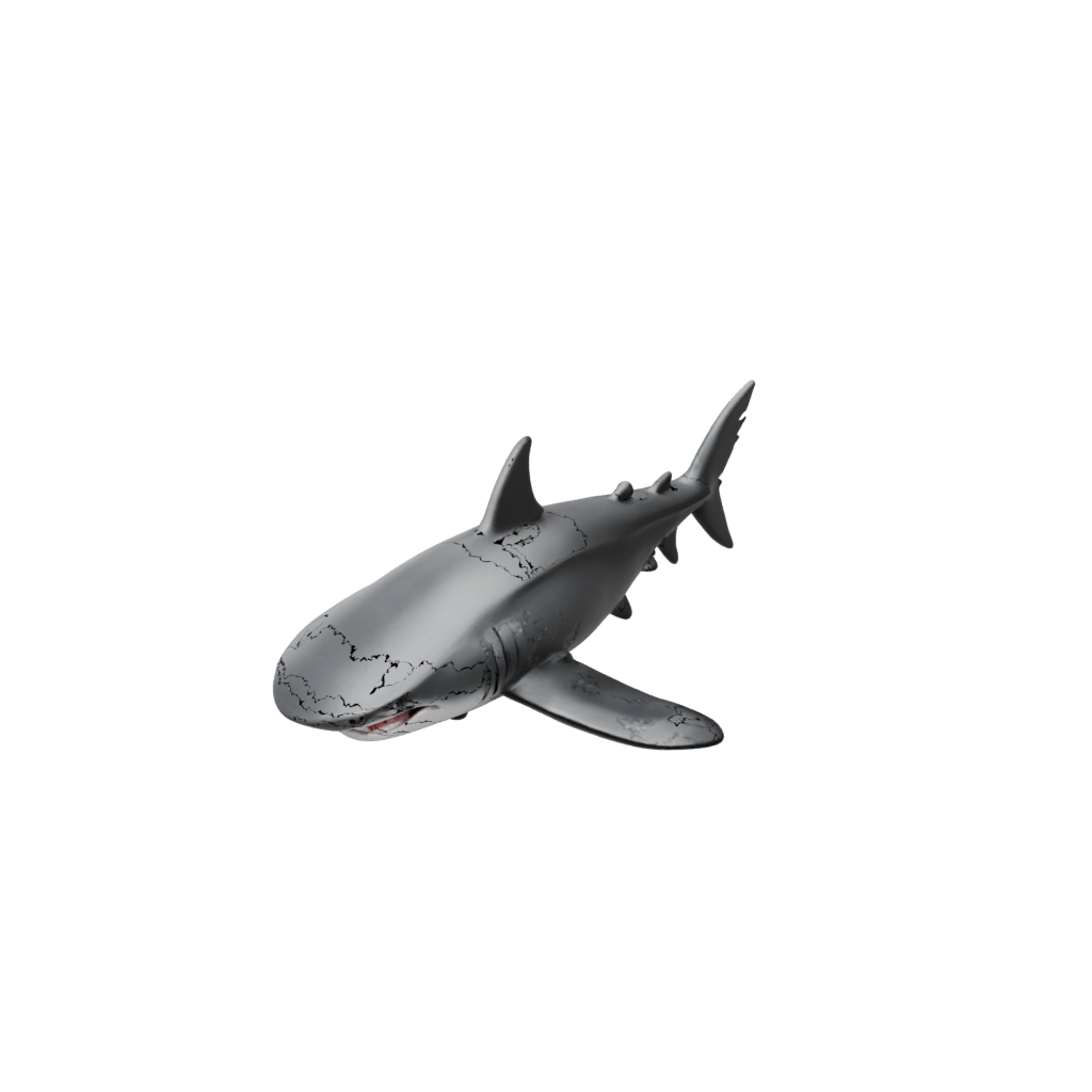 Obsidian Pocket Articulated Shark