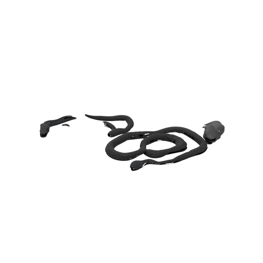 Obsidian Pocket Articulated Snake Long