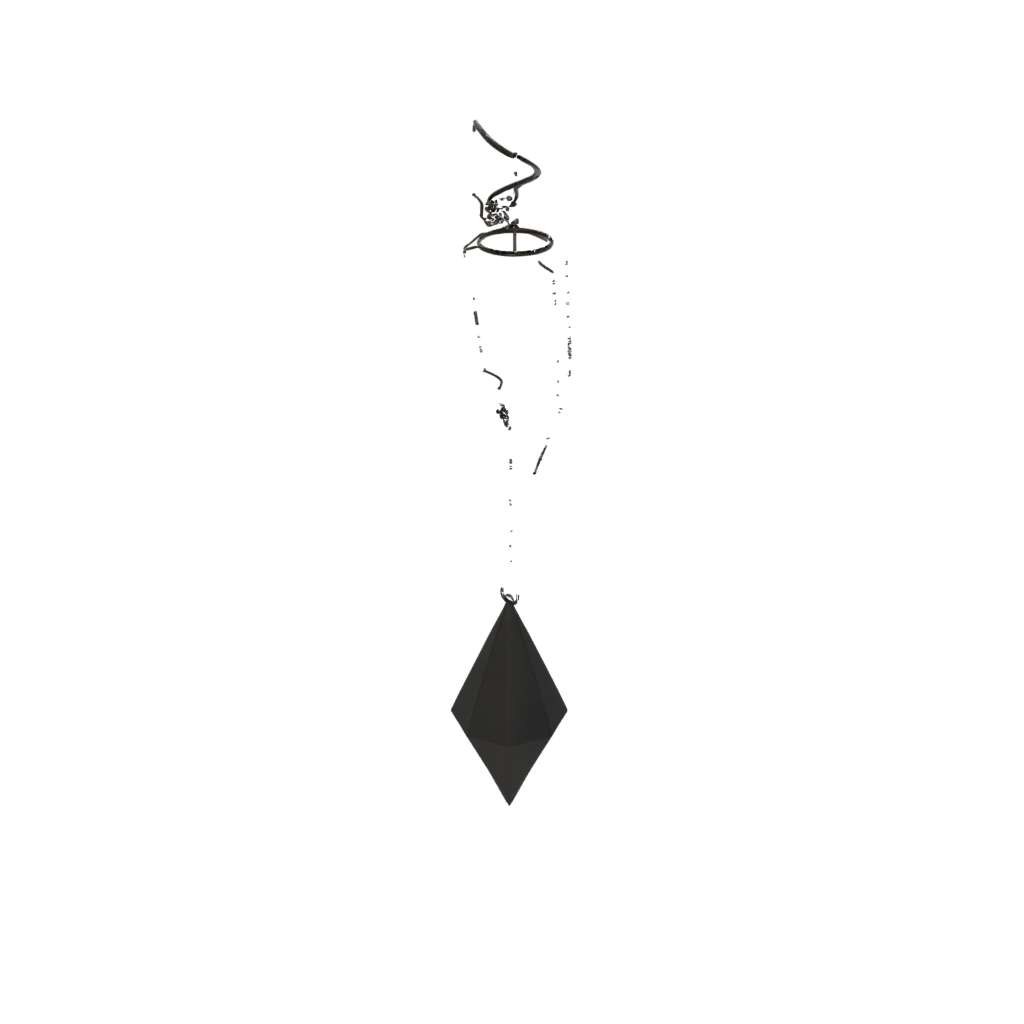 Obsidian Pocket Click-Clack Pendulum Toy