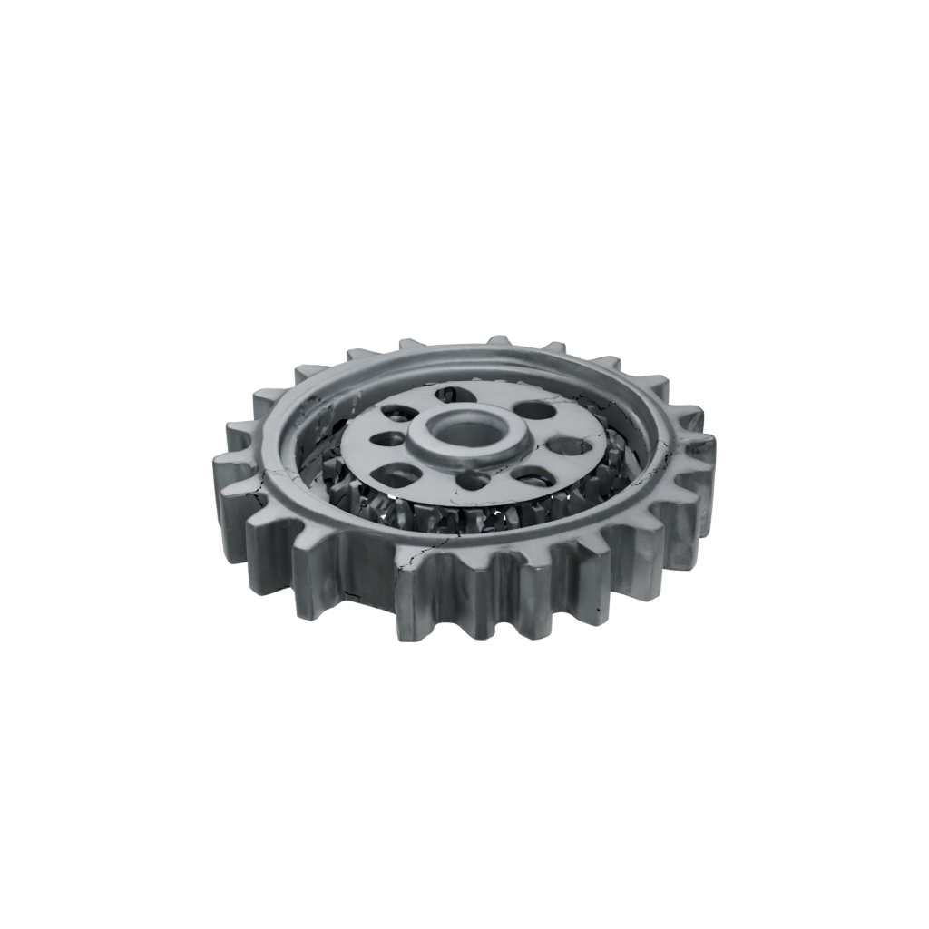 Obsidian Pocket Gear-Train Fidget