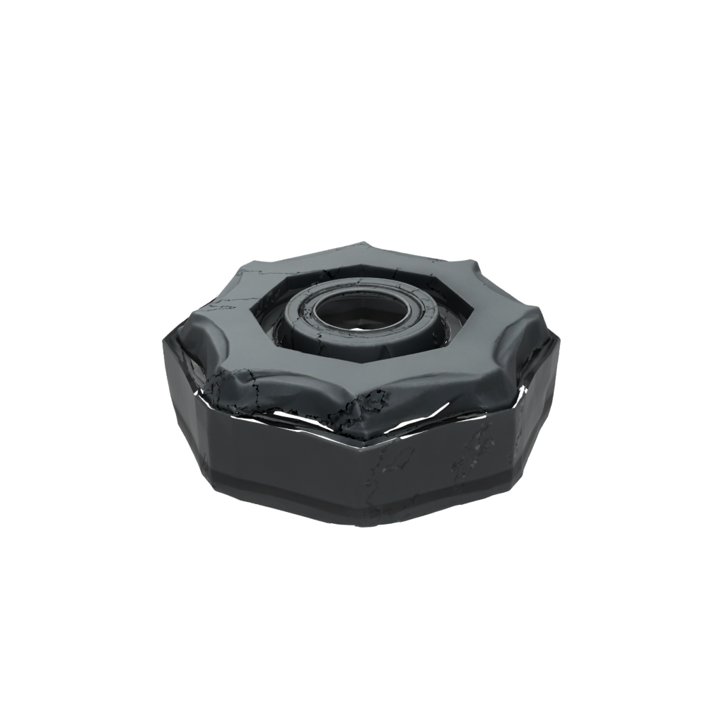 Obsidian Pocket Rolling Hex Spinner