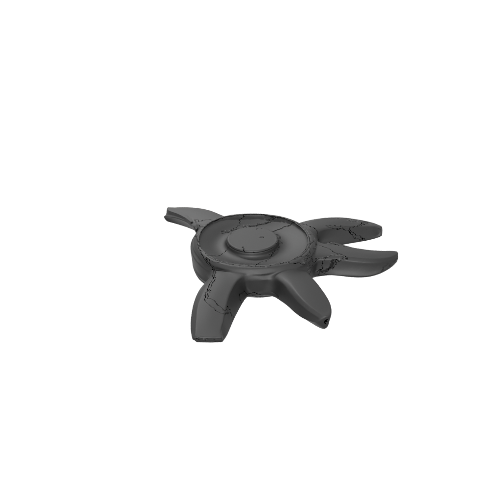 Obsidian Pocket Three-Prong Spinner
