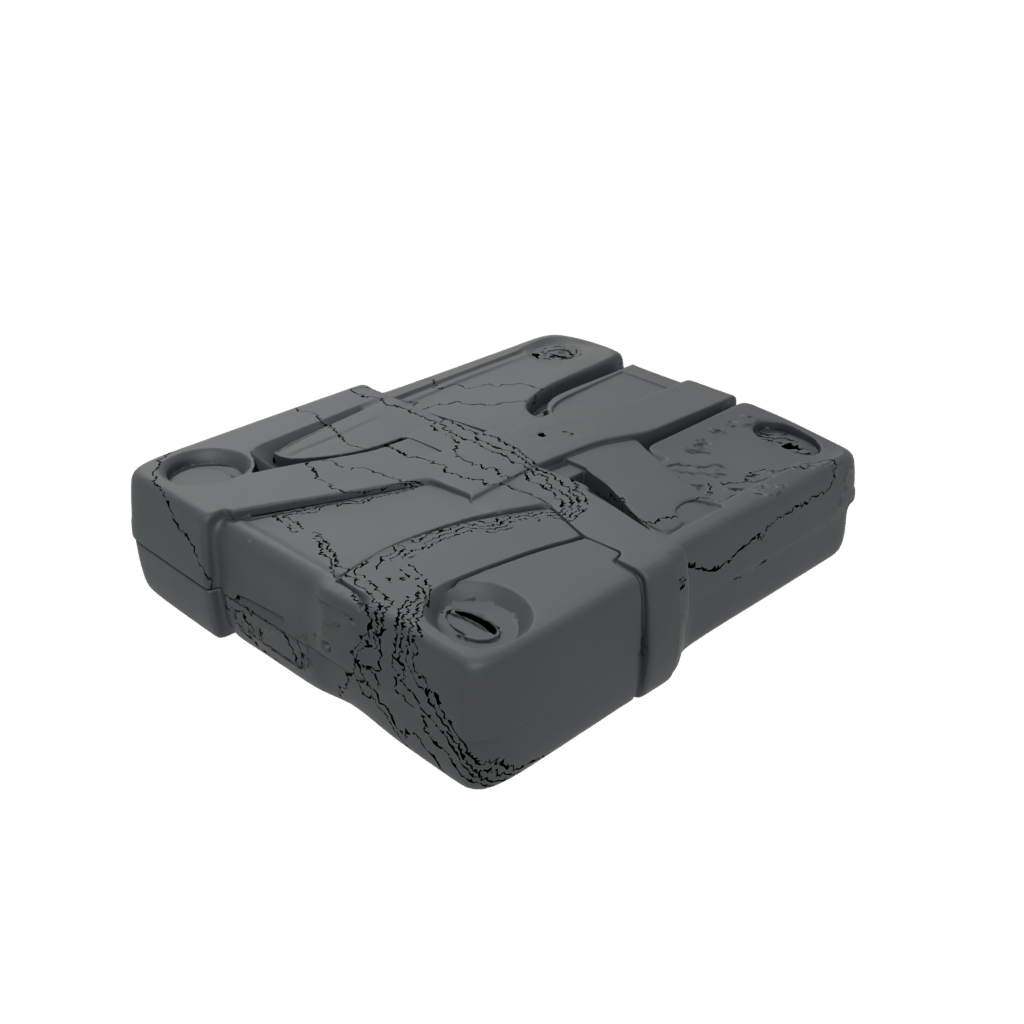 Obsidian Pocket Tri-Bar Flip Toy