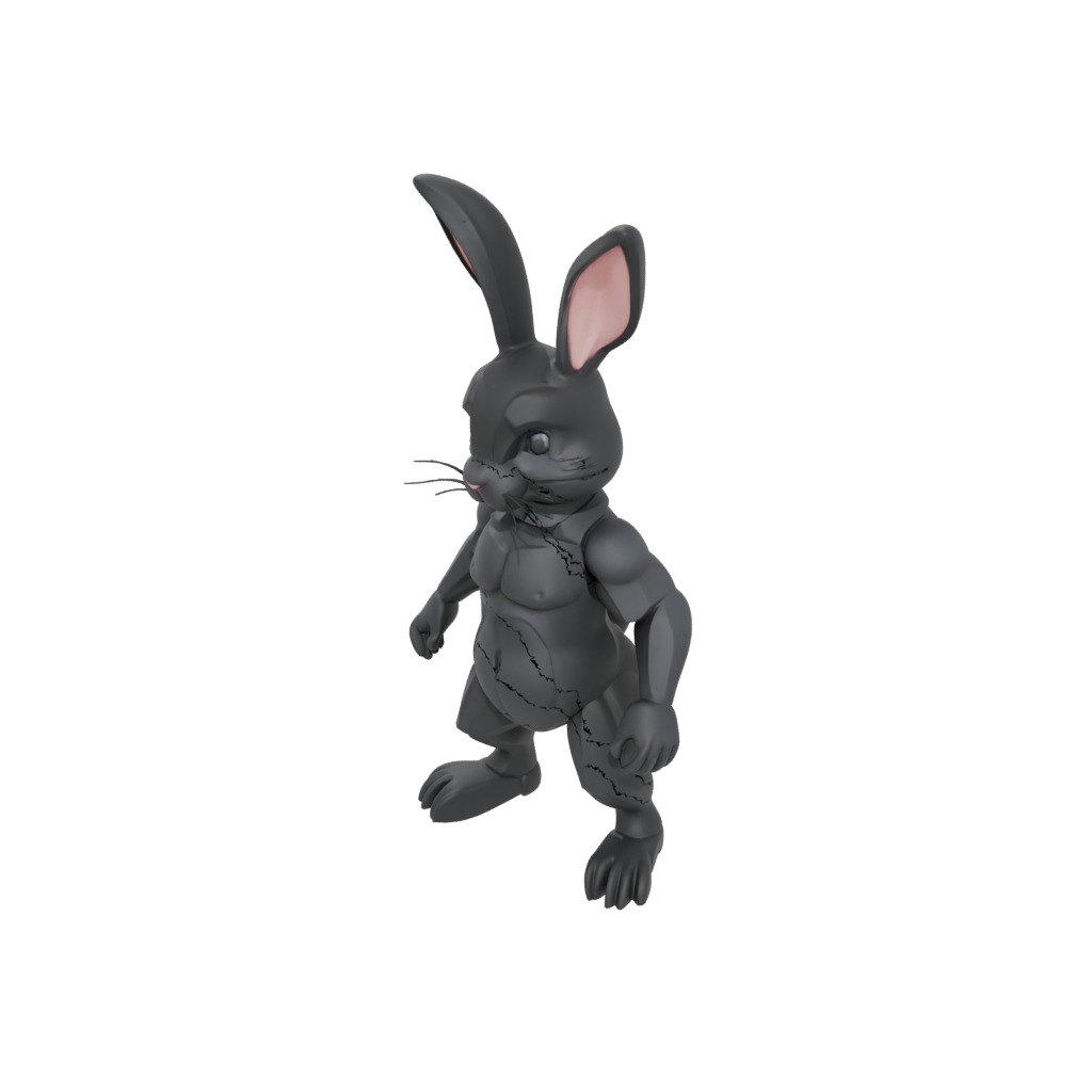Obsidian Big Articulated Bunny