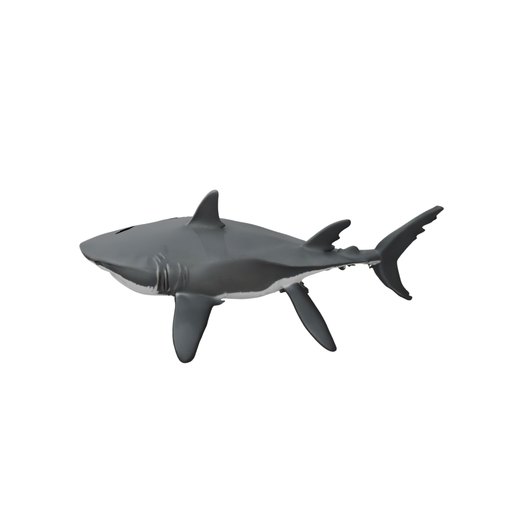 Obsidian Big Articulated Shark
