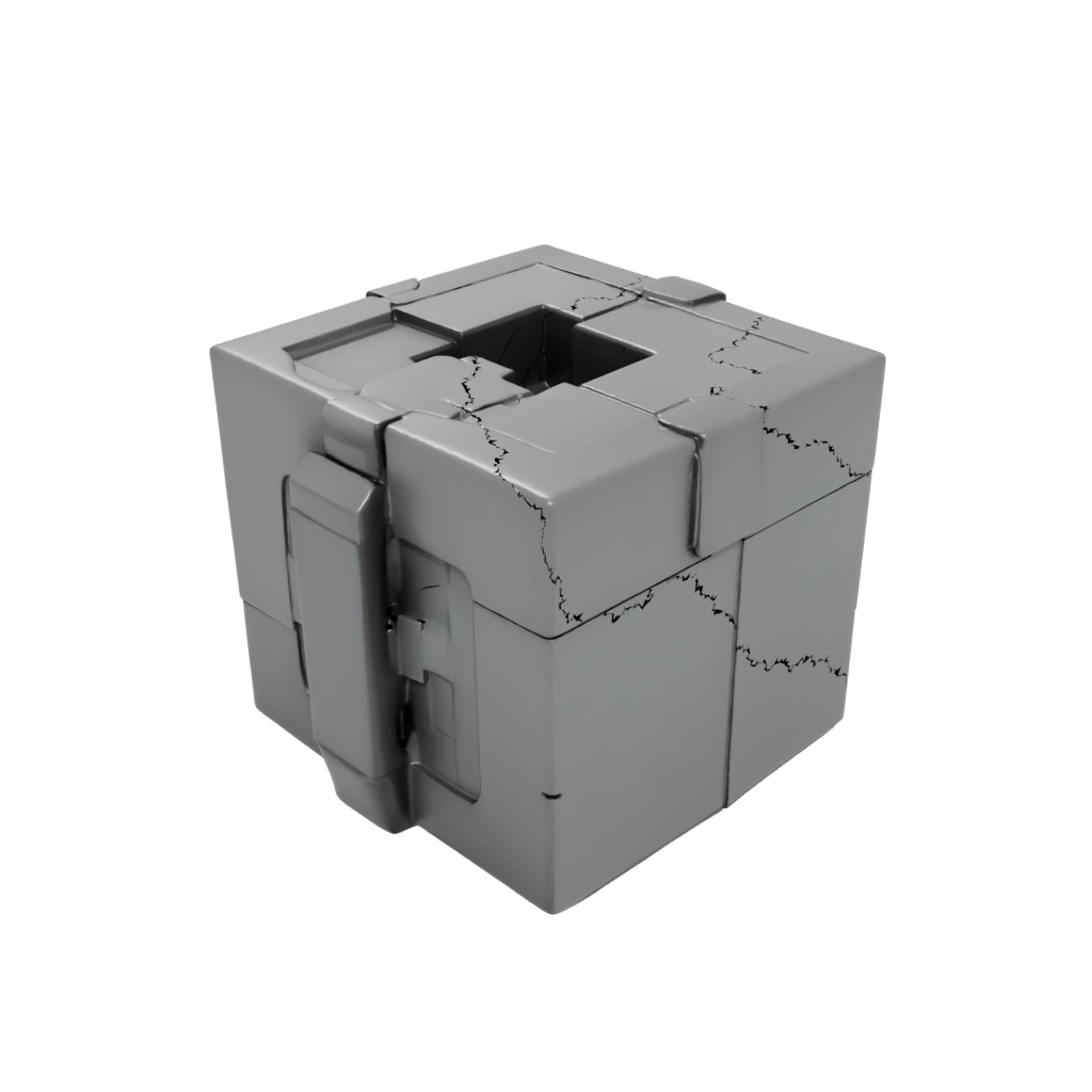 Obsidian Big Folding Hinge Cube