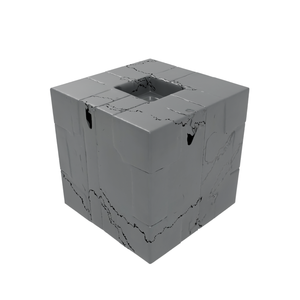 Obsidian Big Infinity Flip Cube