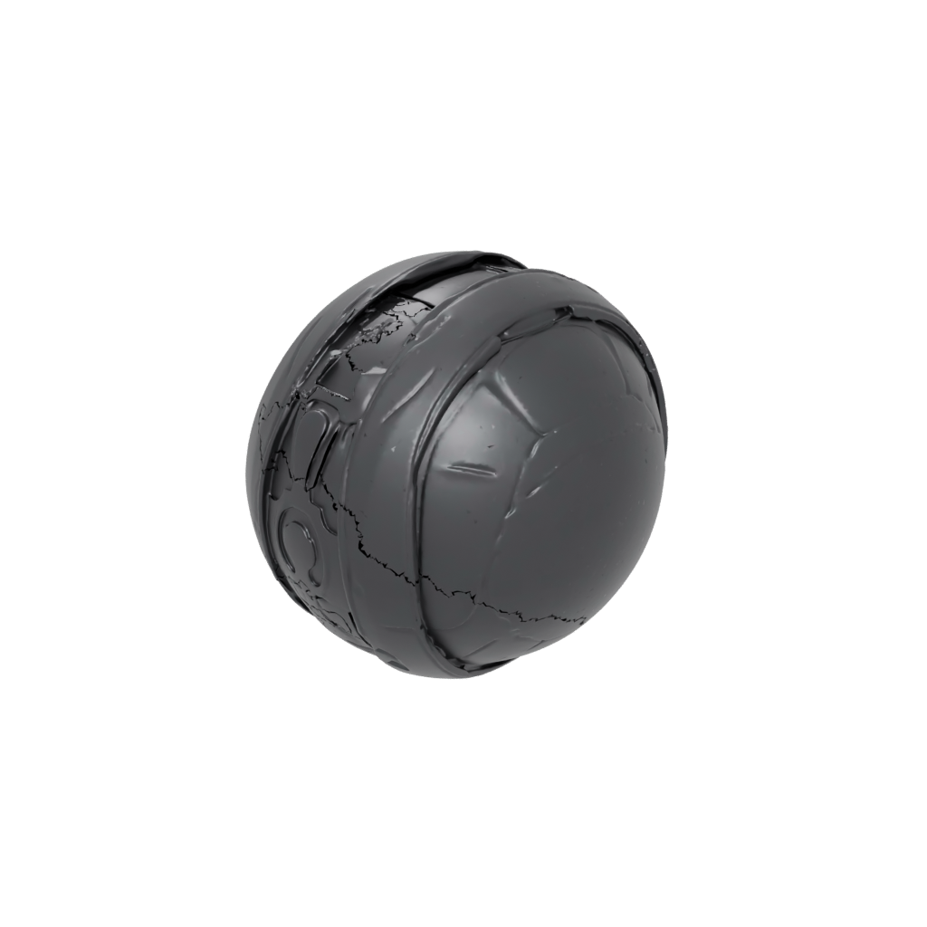 Obsidian Big Rolling Ball Track Coin