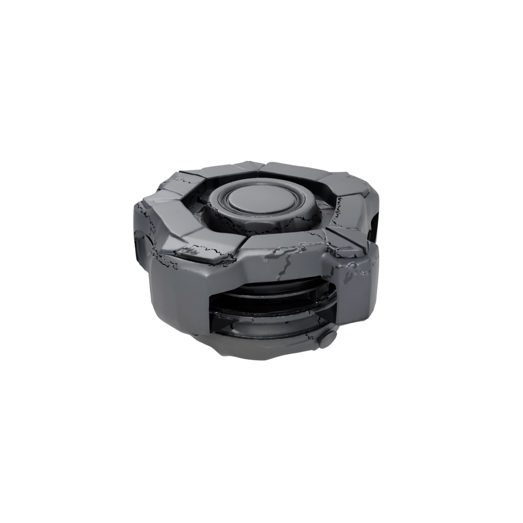 Obsidian Big Rolling Hex Spinner