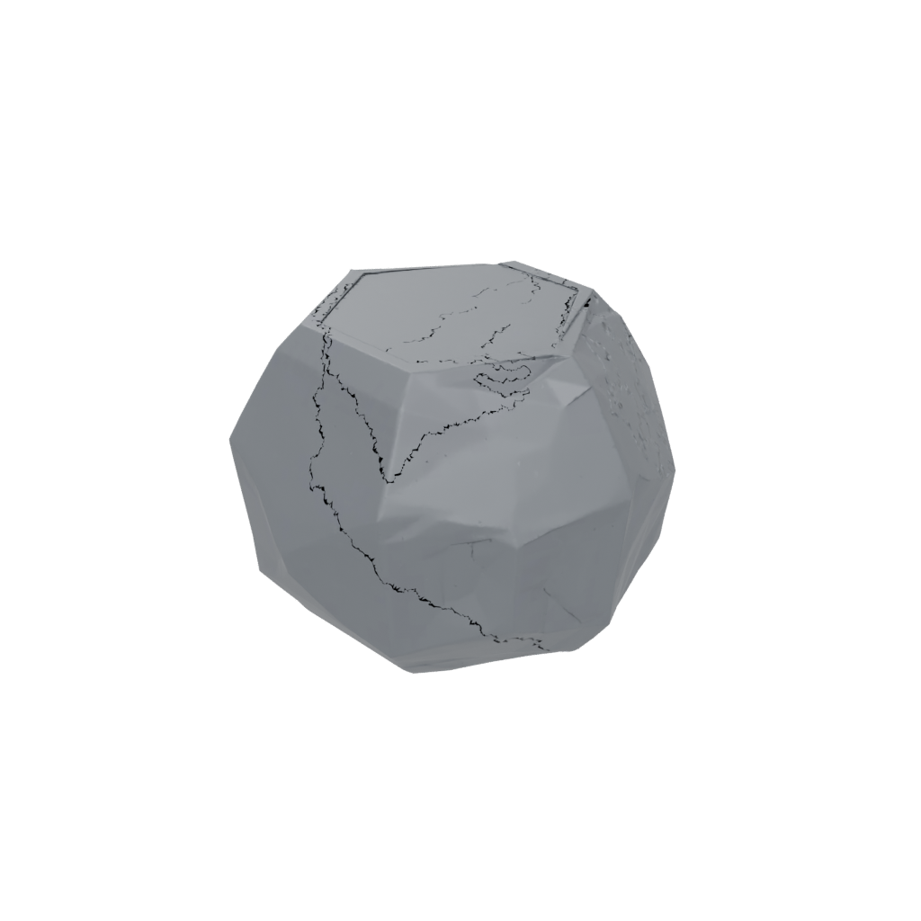 Obsidian Big Snap-Pop Hexagon