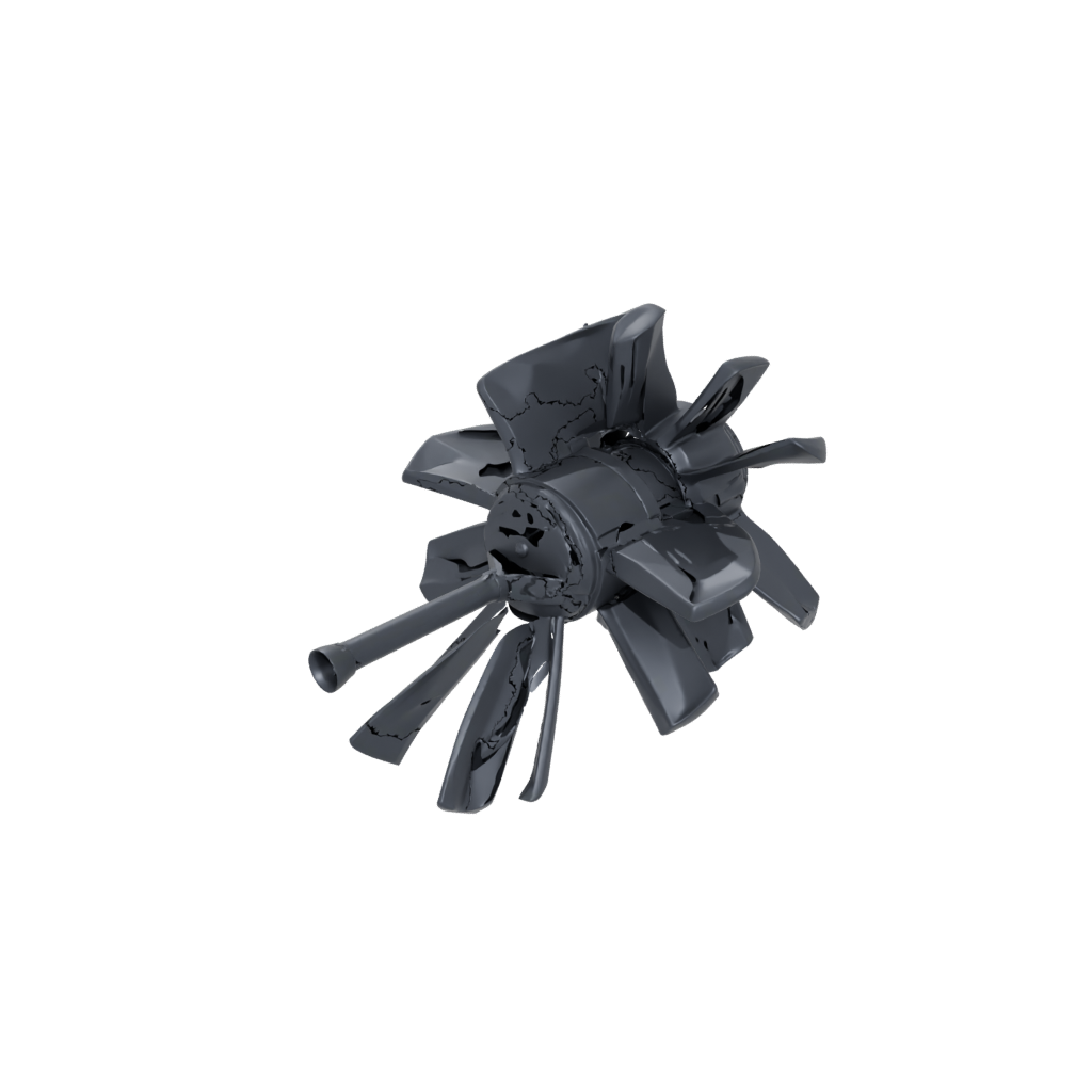 Obsidian Big Three-Prong Spinner
