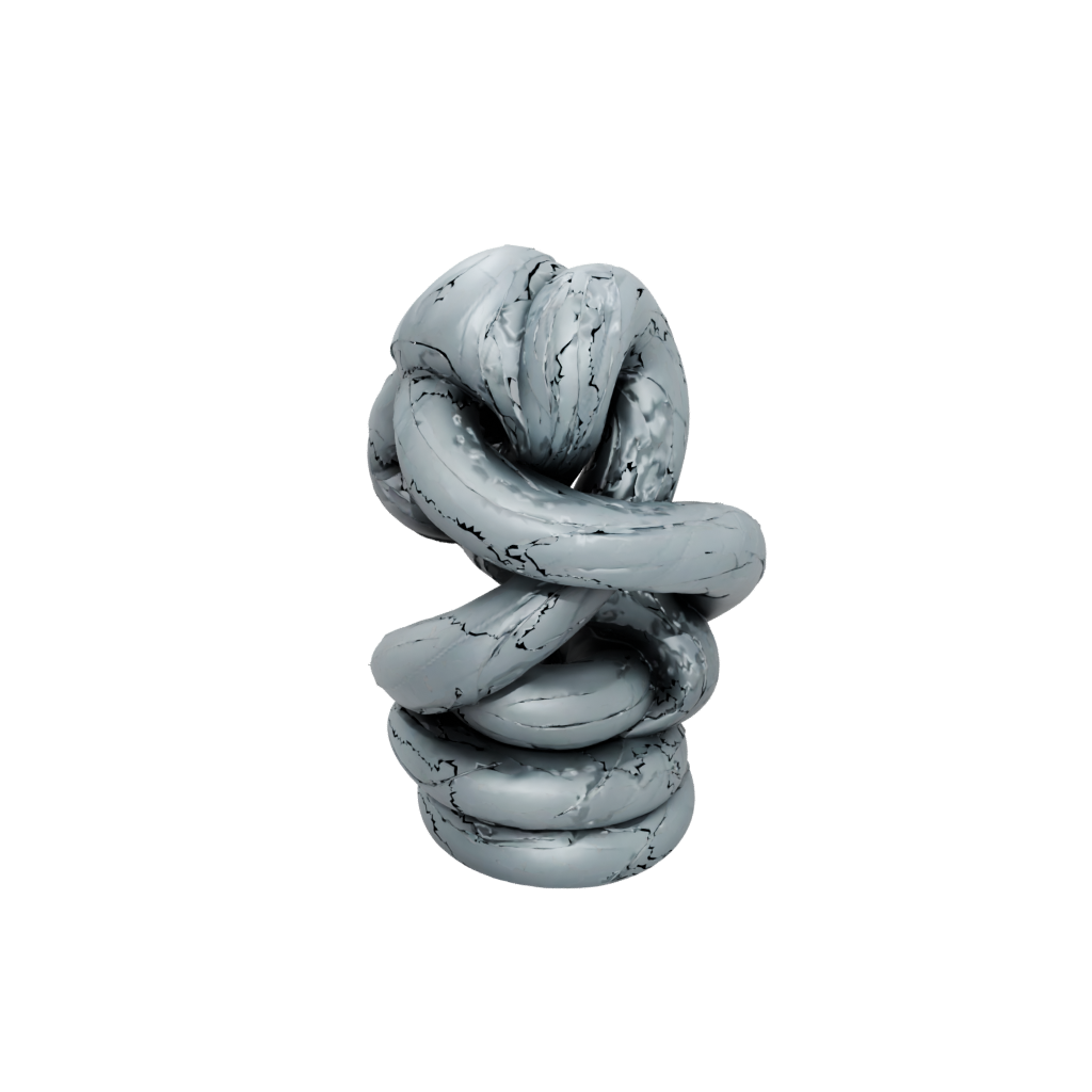 Obsidian Big Twisty Helix Toy