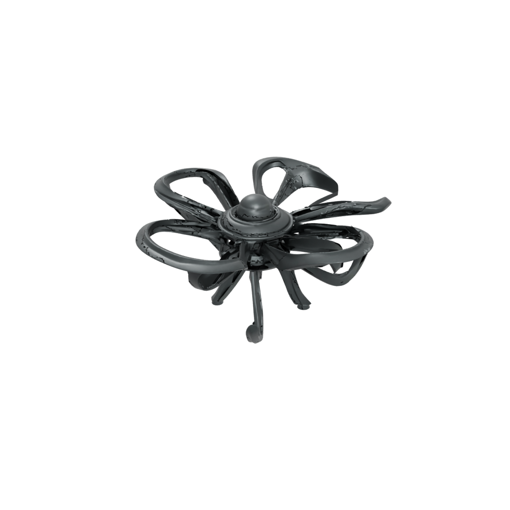 Obsidian Soft Articulated Gyroscope Spinner