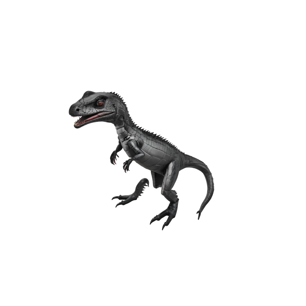 Obsidian Soft Articulated Lizard
