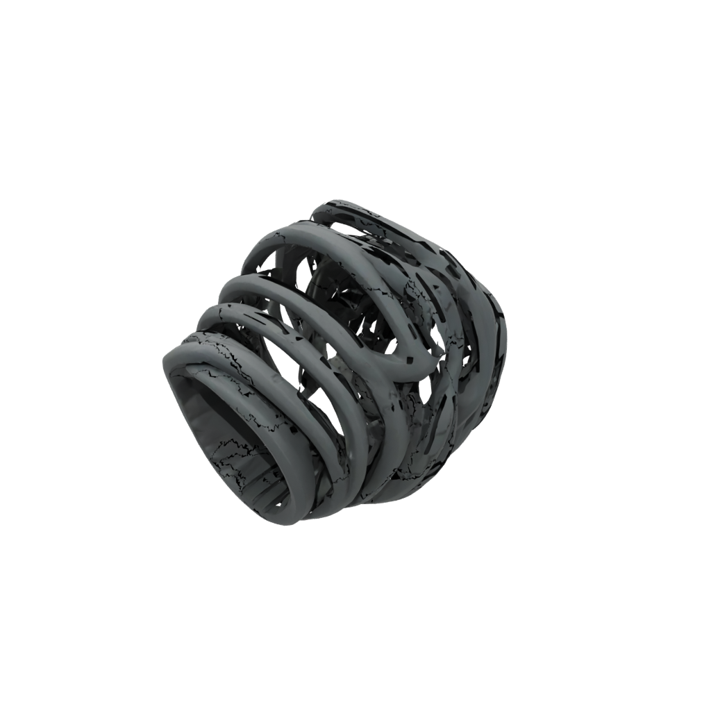 Obsidian Soft Compression Spring Toy