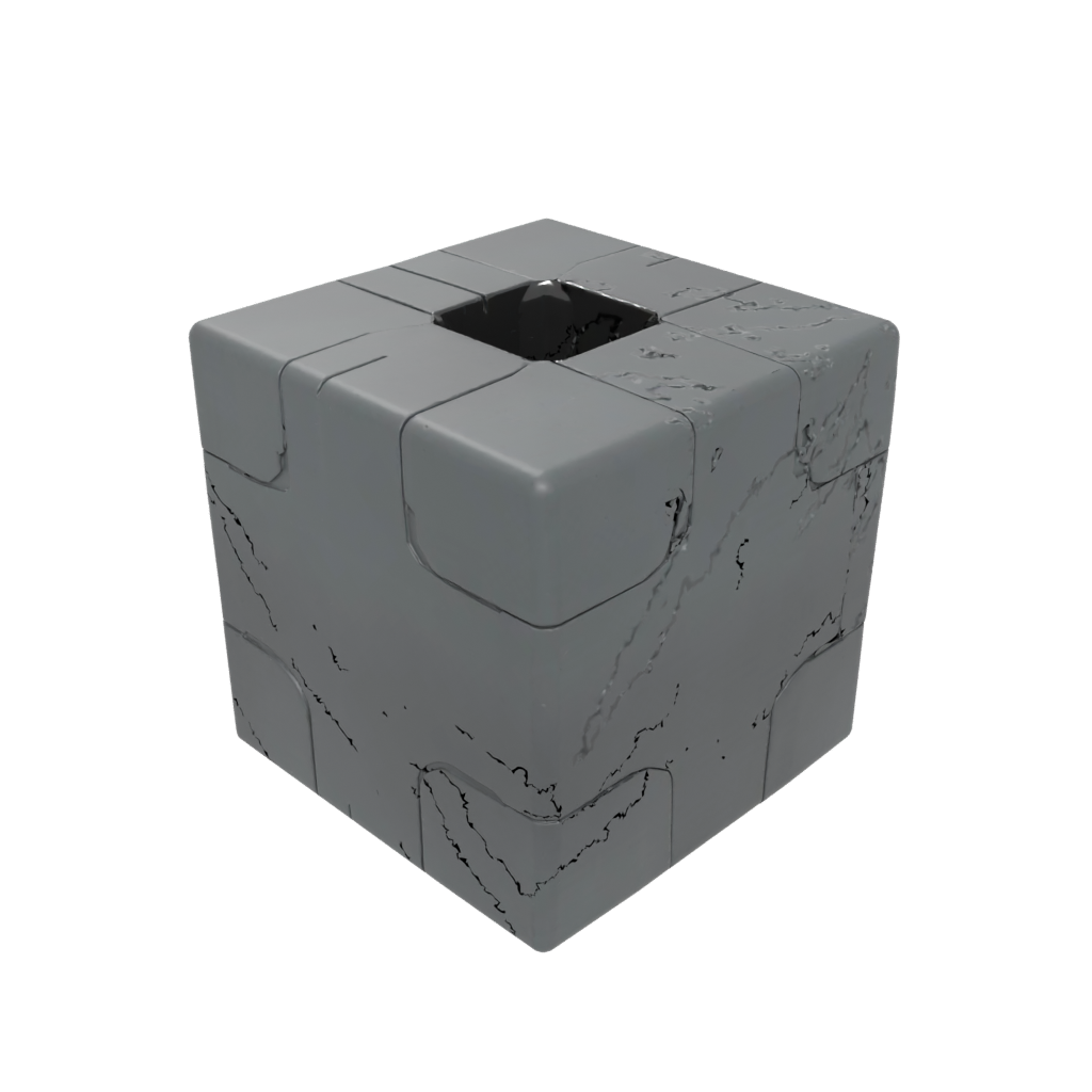 Obsidian Soft Infinity Flip Cube