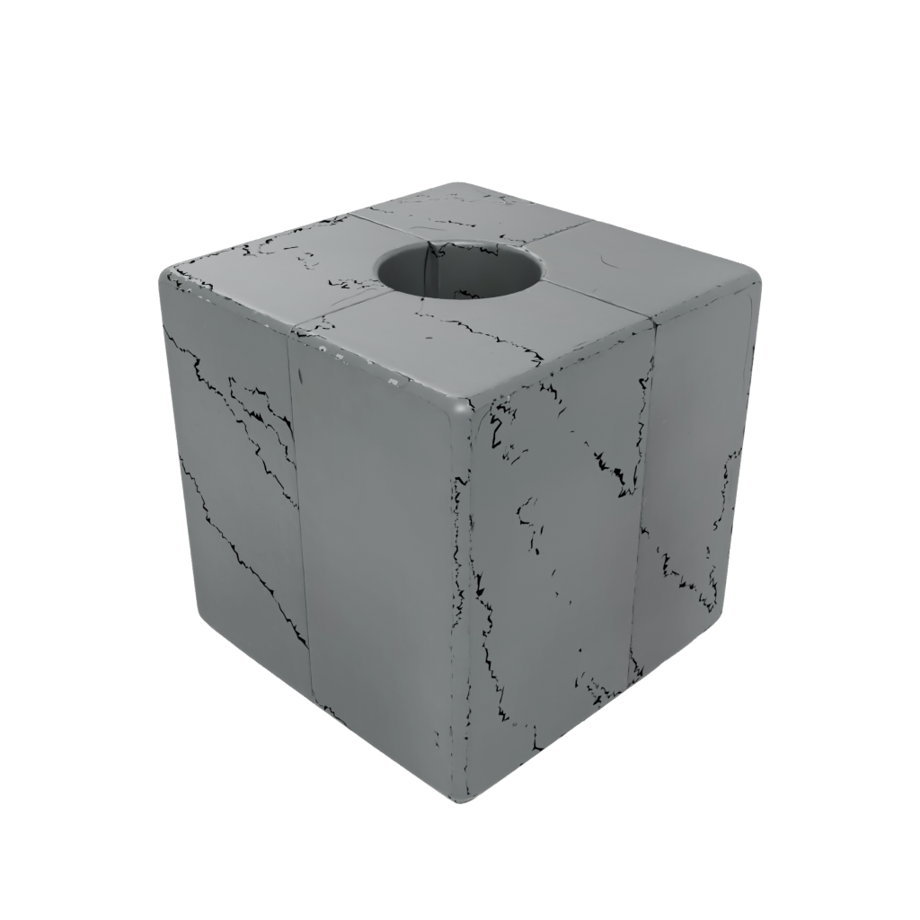 Obsidian Soft Magnet-Free Click Cube