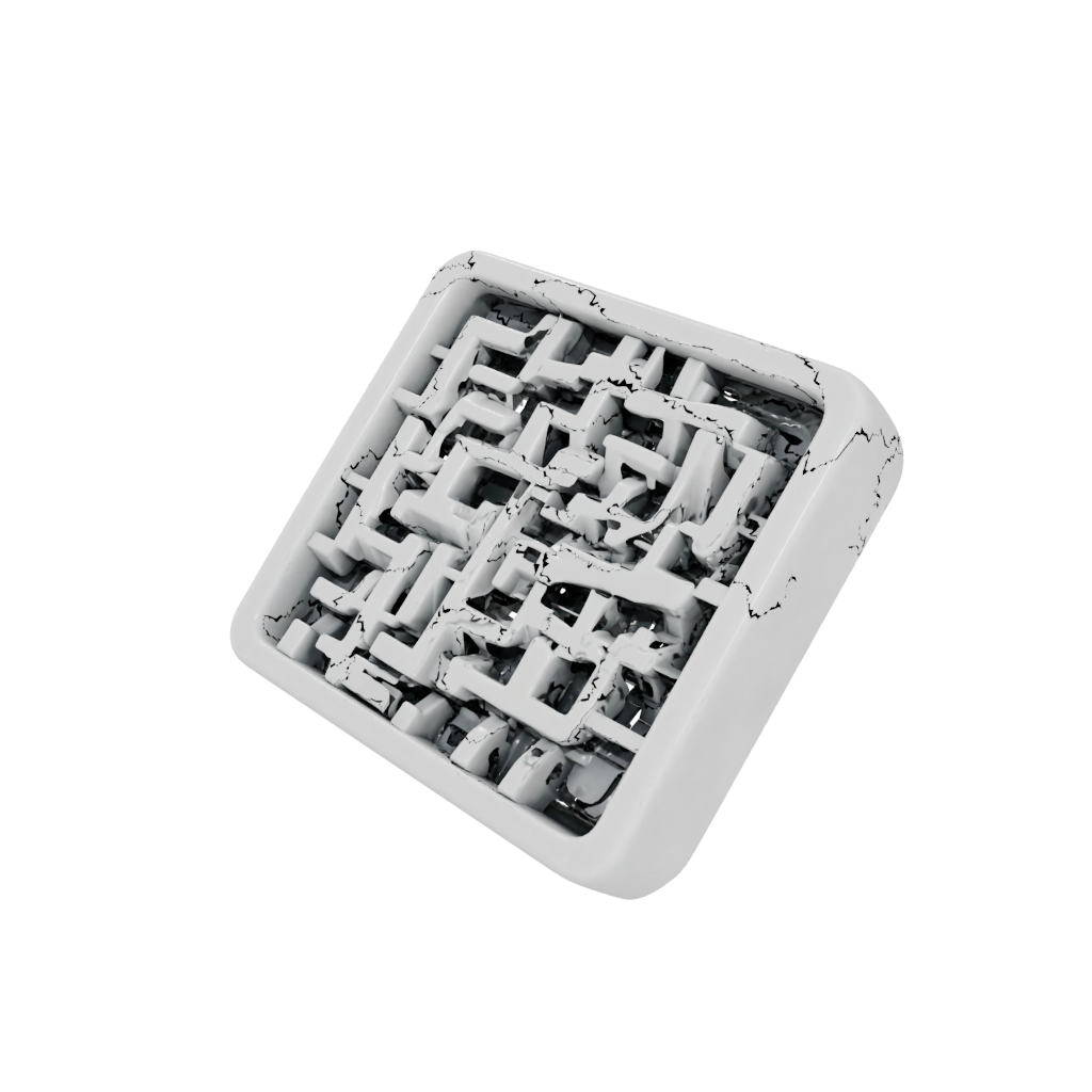 Obsidian Soft Marble Maze Pocket Puzzle