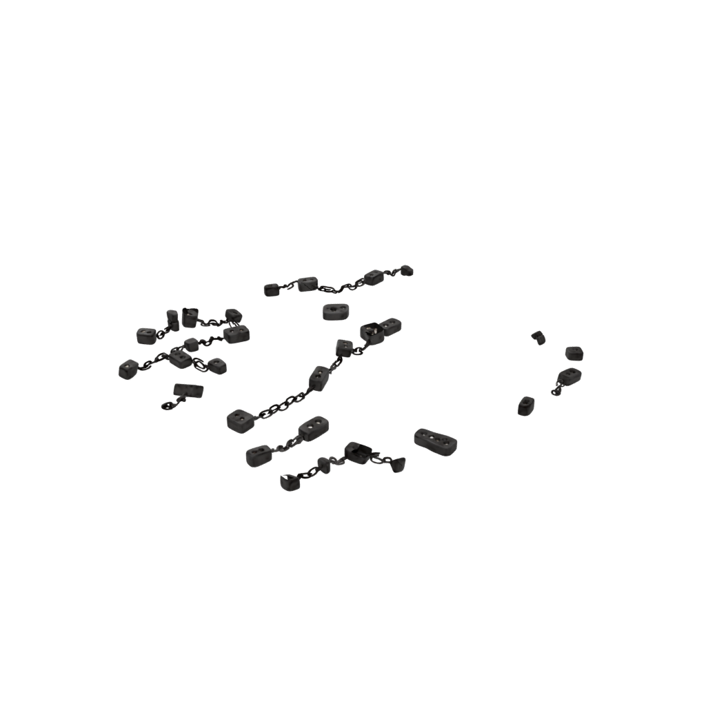 Obsidian Soft Pivot Domino Chain