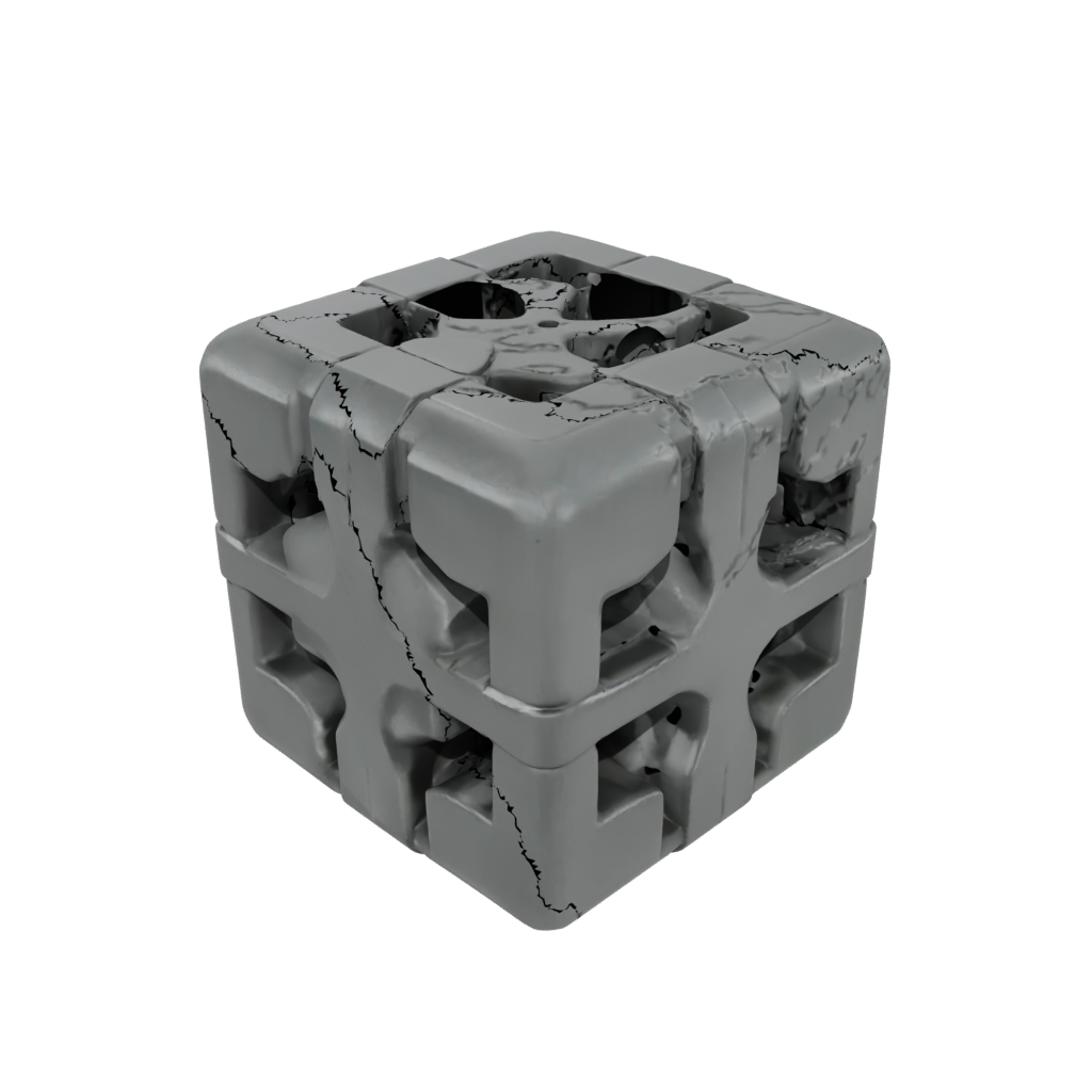Obsidian Soft Pocket Gear Cube
